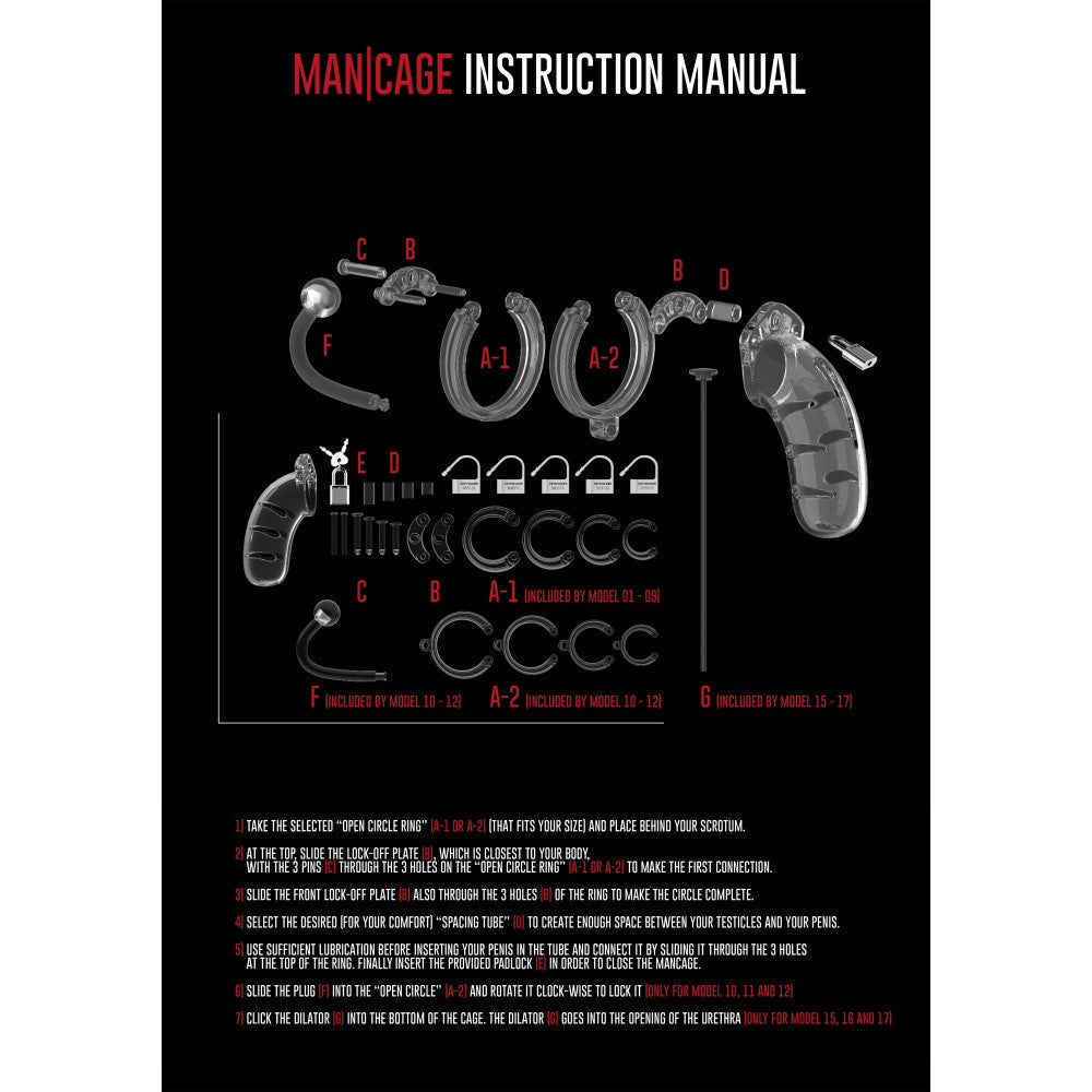 Penis Cage with ManCage 17 Urethral Probe