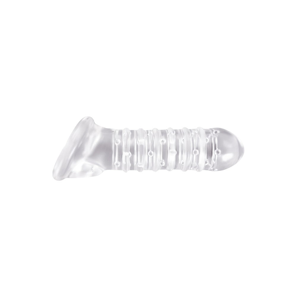 Penis Enlarger Renegade Ribbed Clear Sleeve