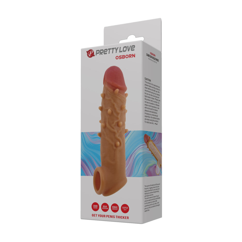 Penis Extender with Stimulating Relief Pretty Love Osborn