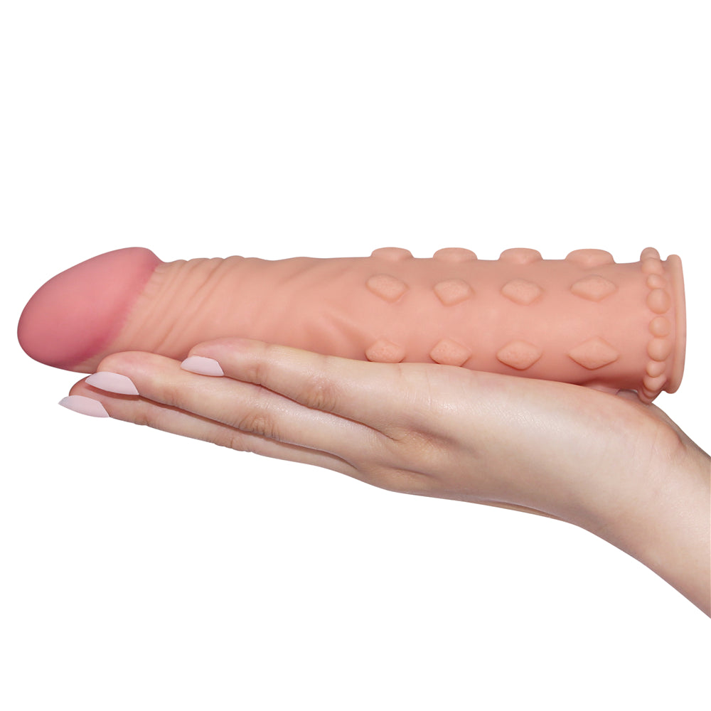 Penis extender with relief X-tender Sleeve