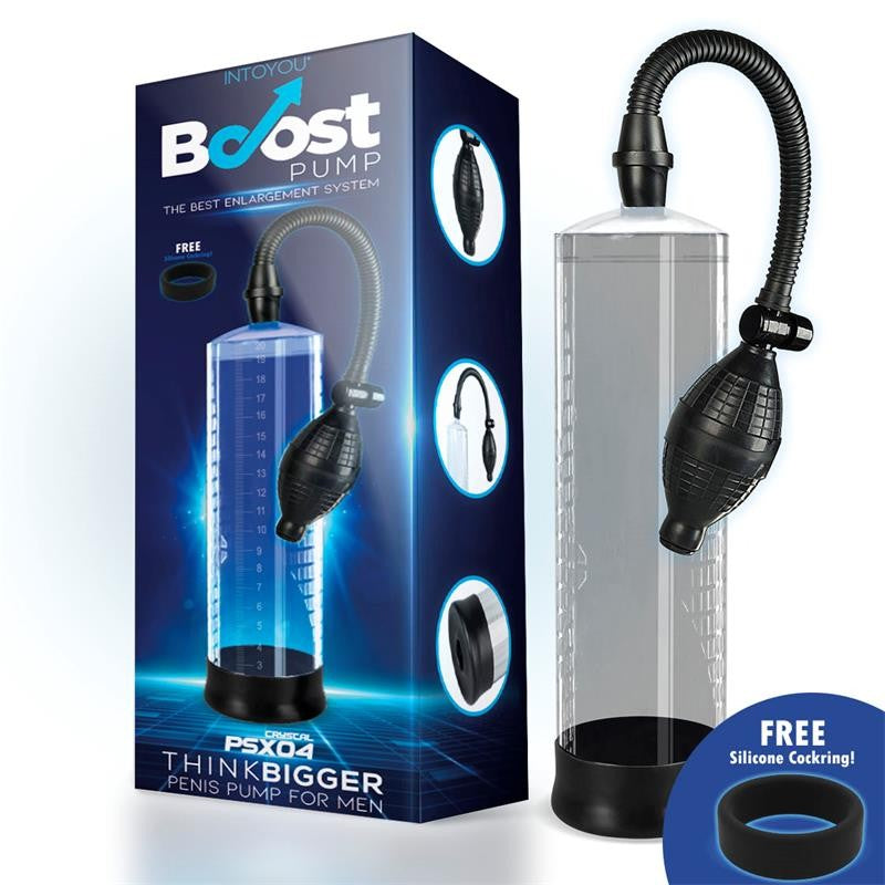 Penis pump + ring Boost PSX04 transparent