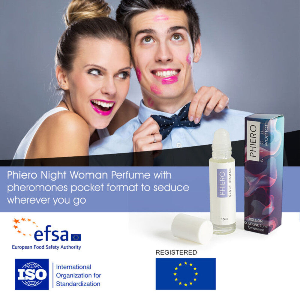 Phiero Night Pheromones for Woman Roll-On Perfume 10 ml.