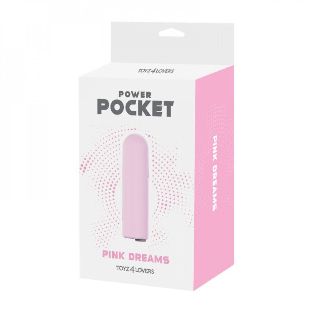 Pink Dreams powerful rechargeable silicone bullet vibrator