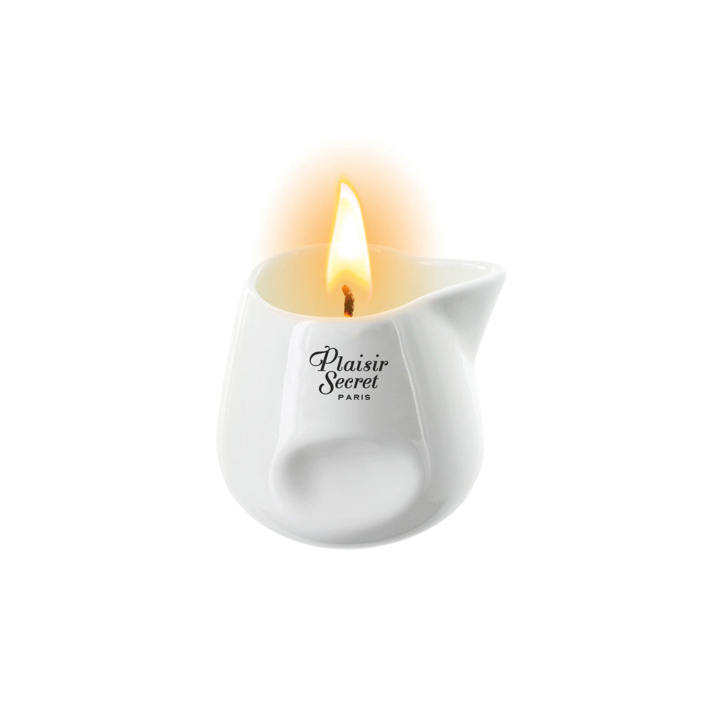 Plaisir Secret massage candle with the scent of exotic fruits