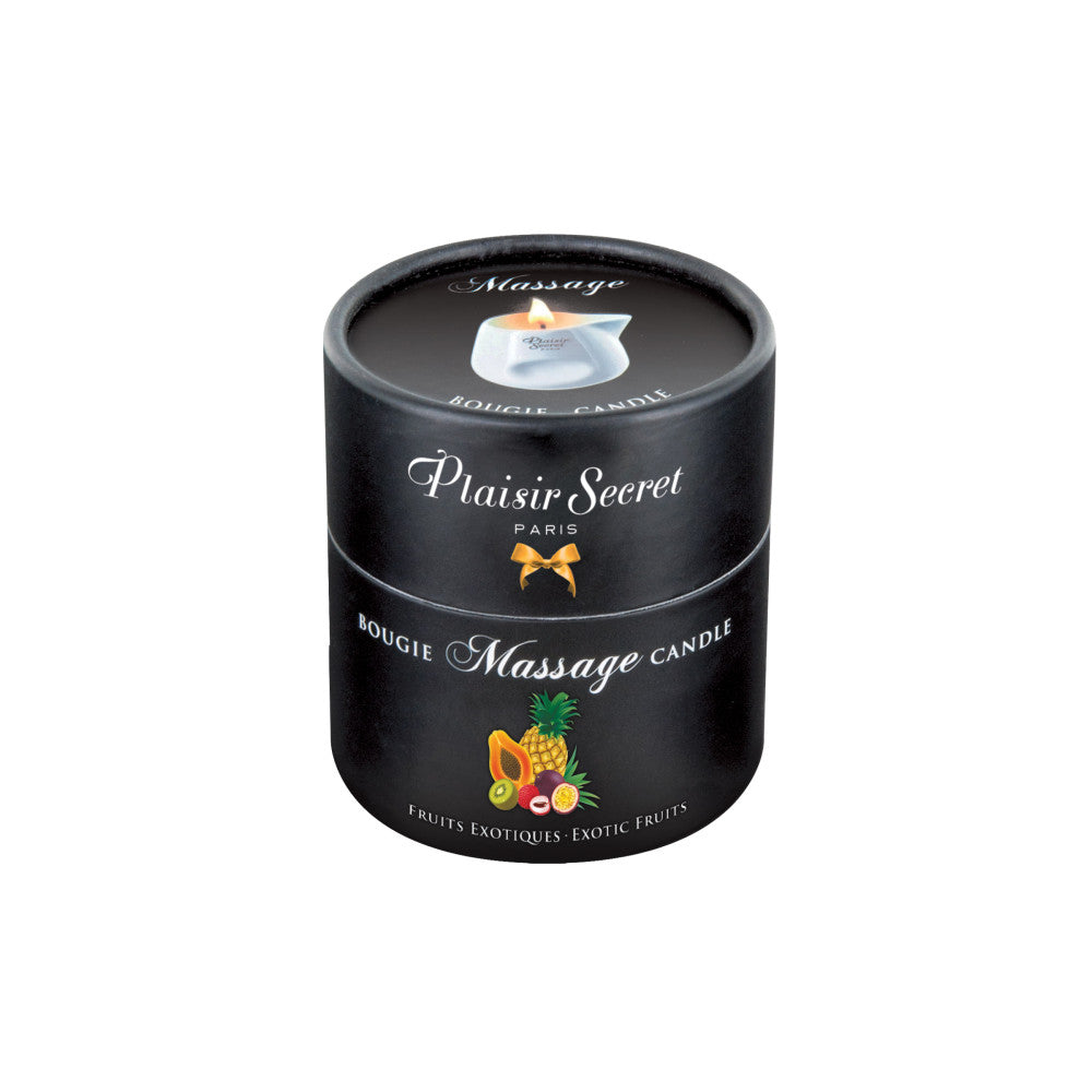 Plaisir Secret massage candle with the scent of exotic fruits