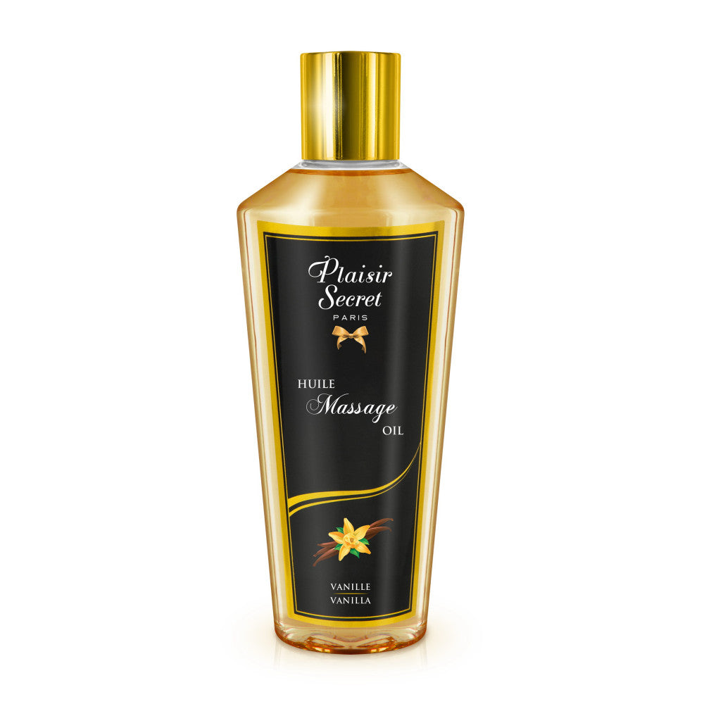 Plaisir Secrets vanilla-scented dry massage oil 250 ml.