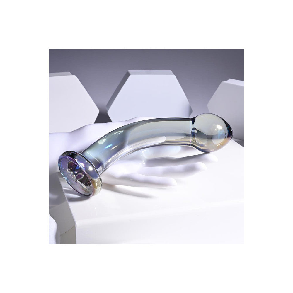 Playboy Pleasure Jewels King Curved Glass Dildo