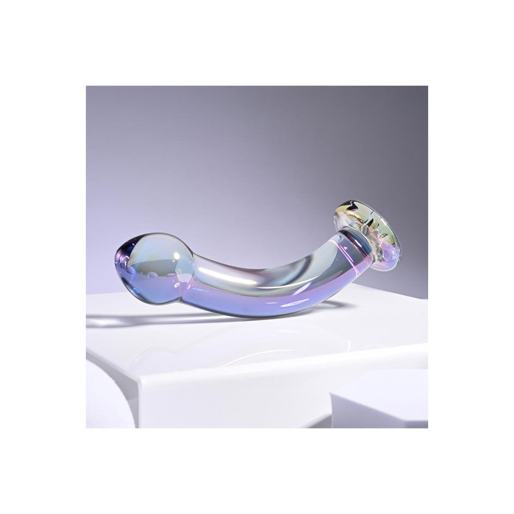 Playboy Pleasure Jewels King Curved Glass Dildo