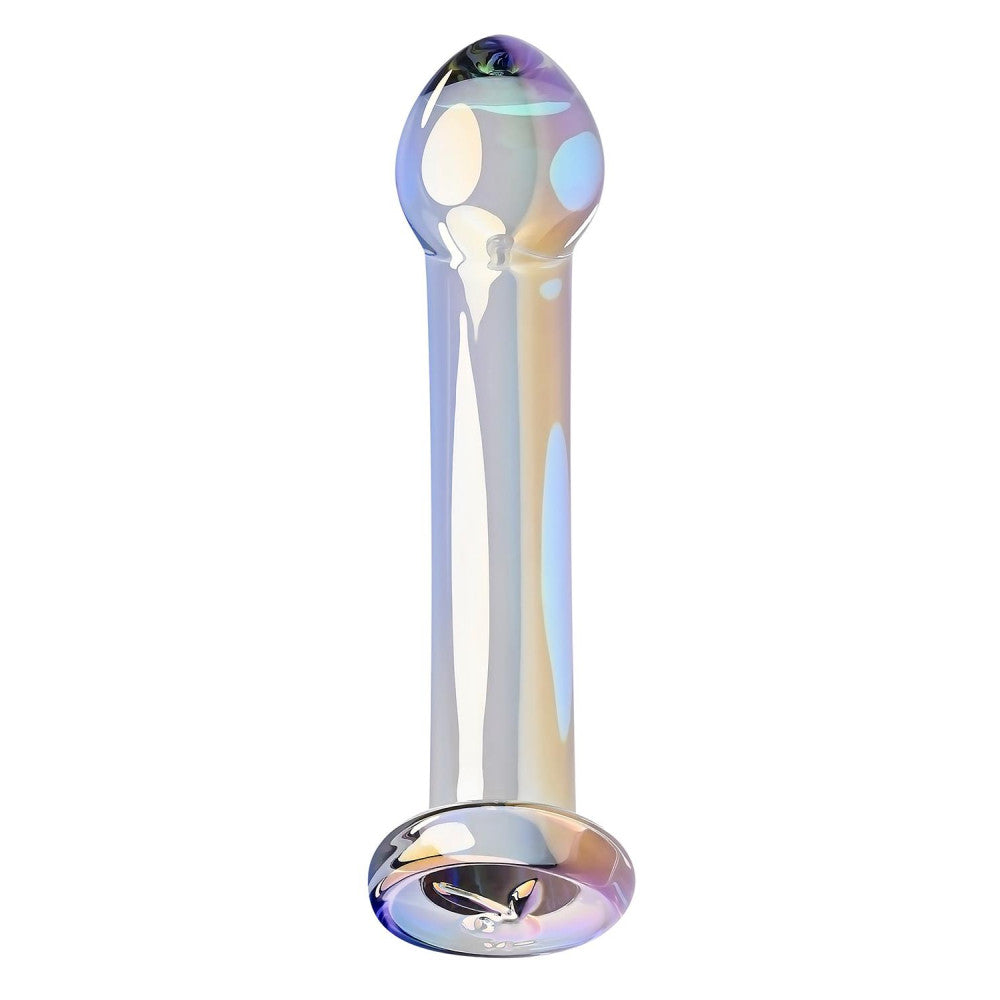 Playboy Pleasure Jewels King Curved Glass Dildo