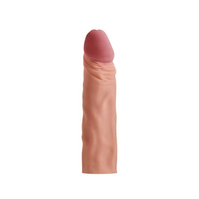 Pleasure X-tender Cyber Leather Penis Extender 2in