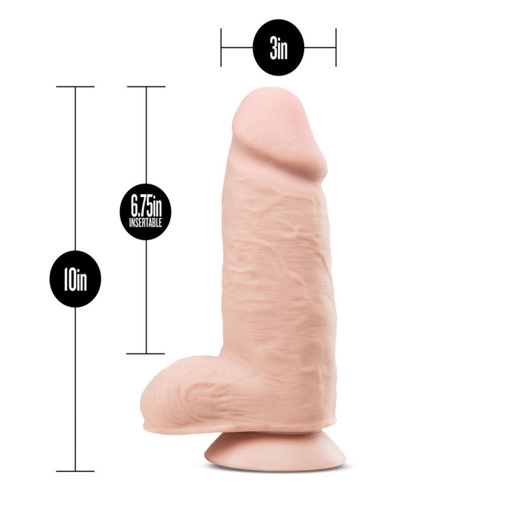 Pounder 10'' Big Double Layer Cyber Skin Dildo