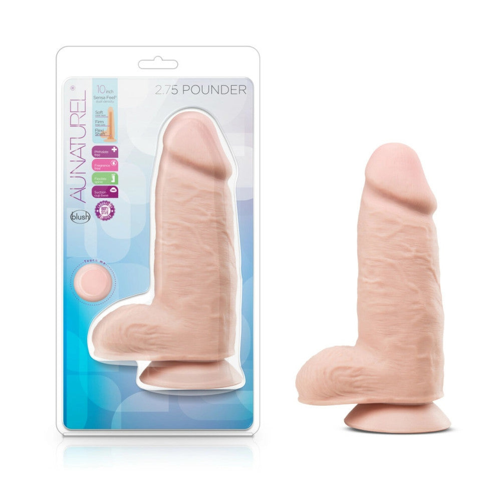 Pounder 10'' Big Double Layer Cyber Skin Dildo