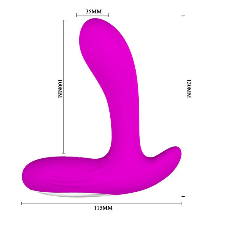 Powerful Vibrating Prostate Stimulator Backie Pink