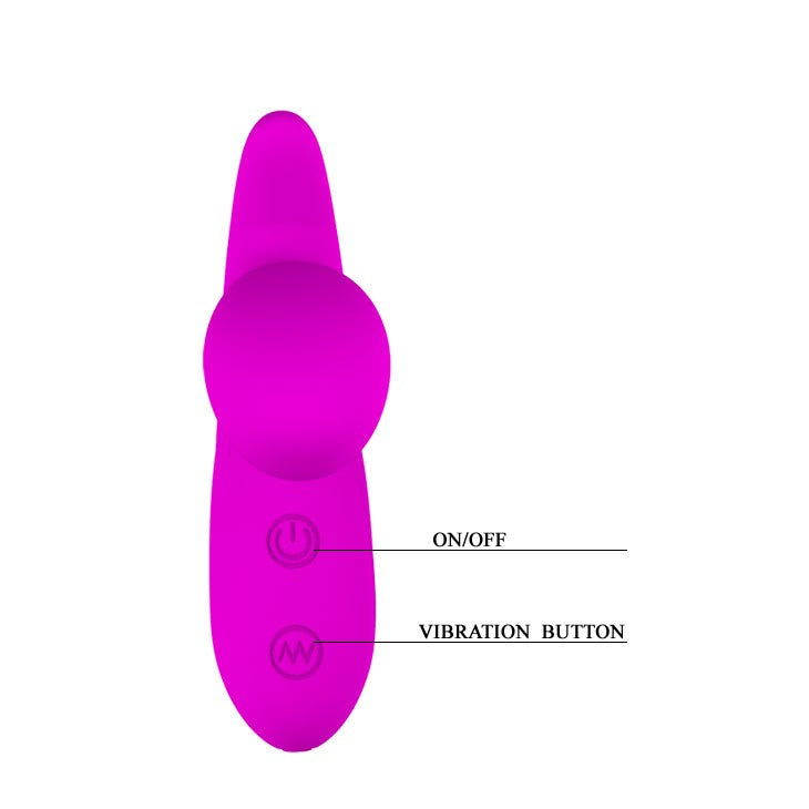 Powerful Vibrating Prostate Stimulator Backie Pink