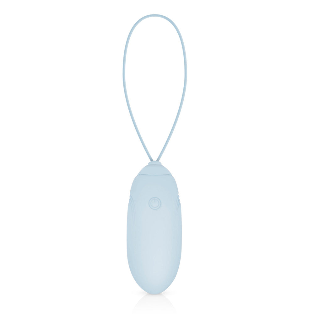 Powerful Wireless Rechargeable Silicone Luv Egg Blue