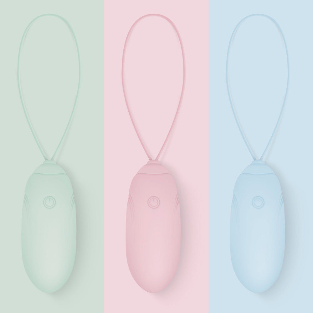 Powerful Wireless Rechargeable Silicone Luv Egg Green