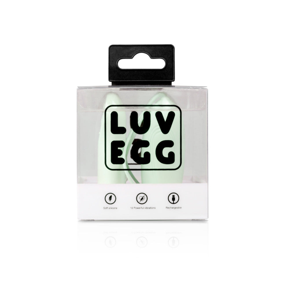 Powerful Wireless Rechargeable Silicone Luv Egg Green