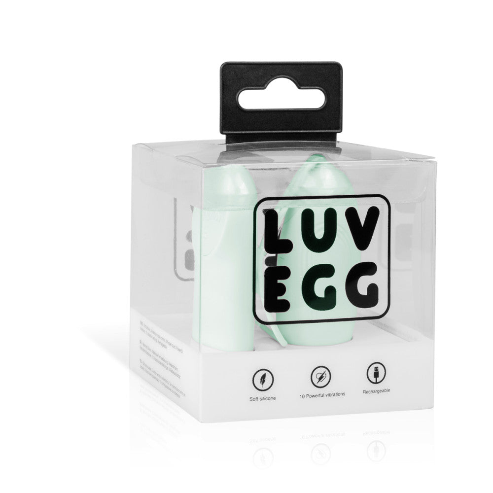 Powerful Wireless Rechargeable Silicone Luv Egg Green