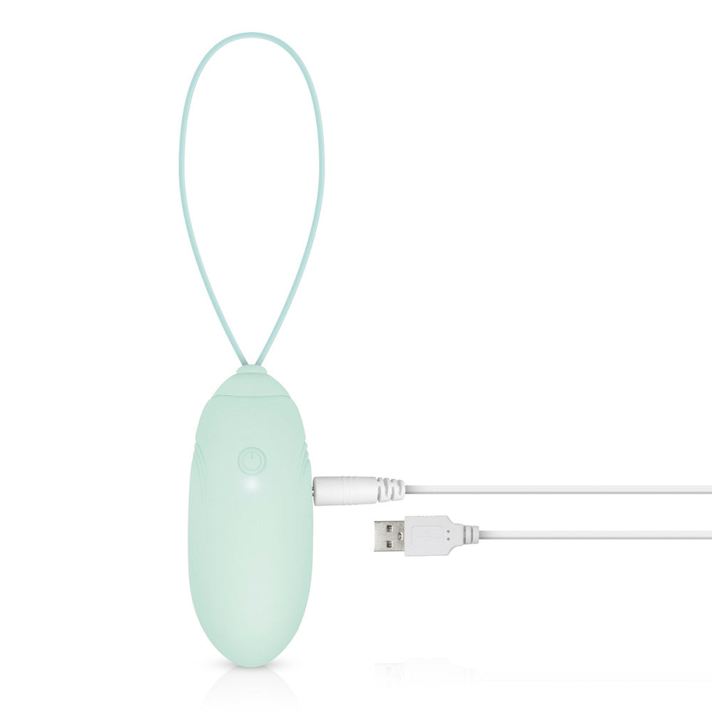 Powerful Wireless Rechargeable Silicone Luv Egg Green