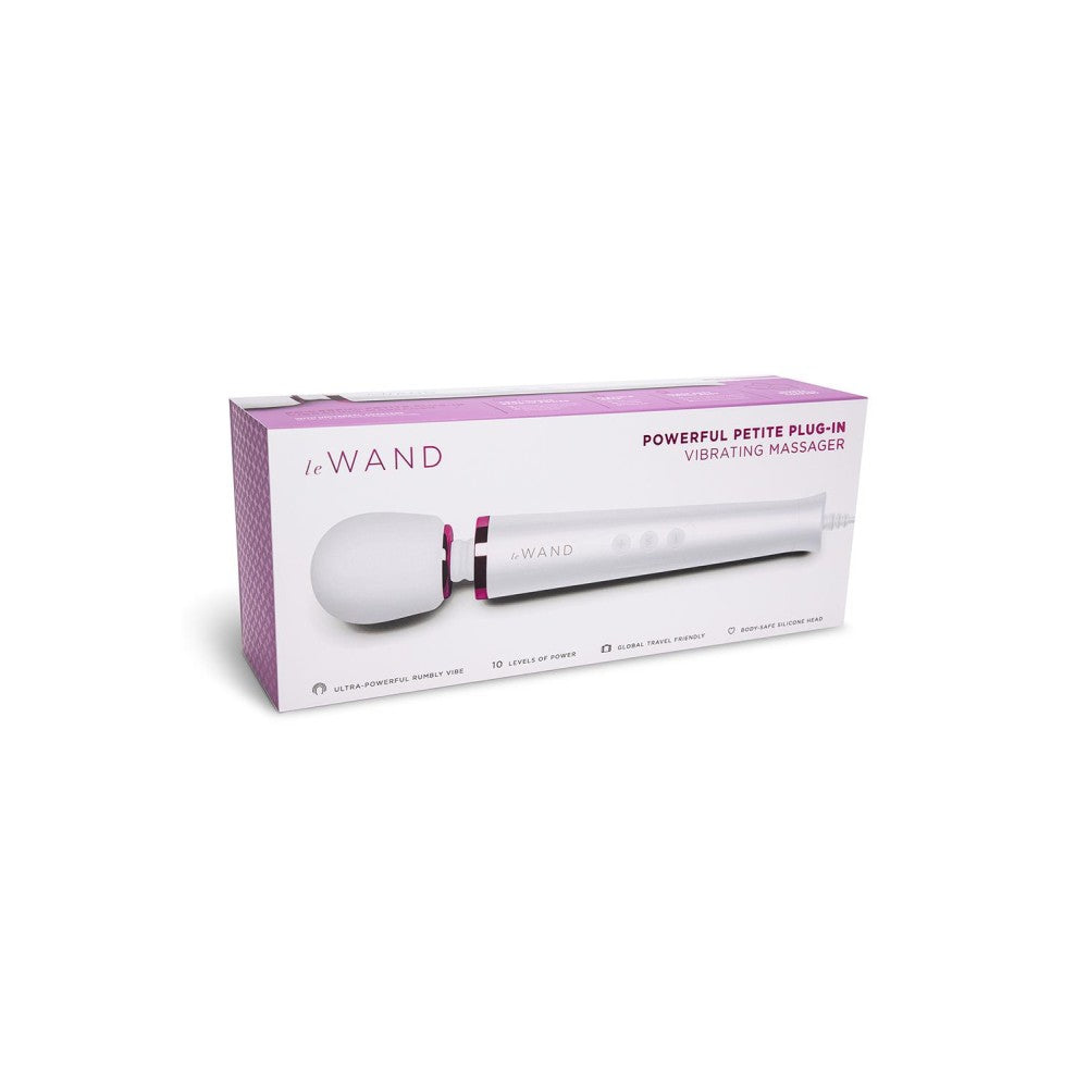 Powerful massager Le Wand Plug In for contact white