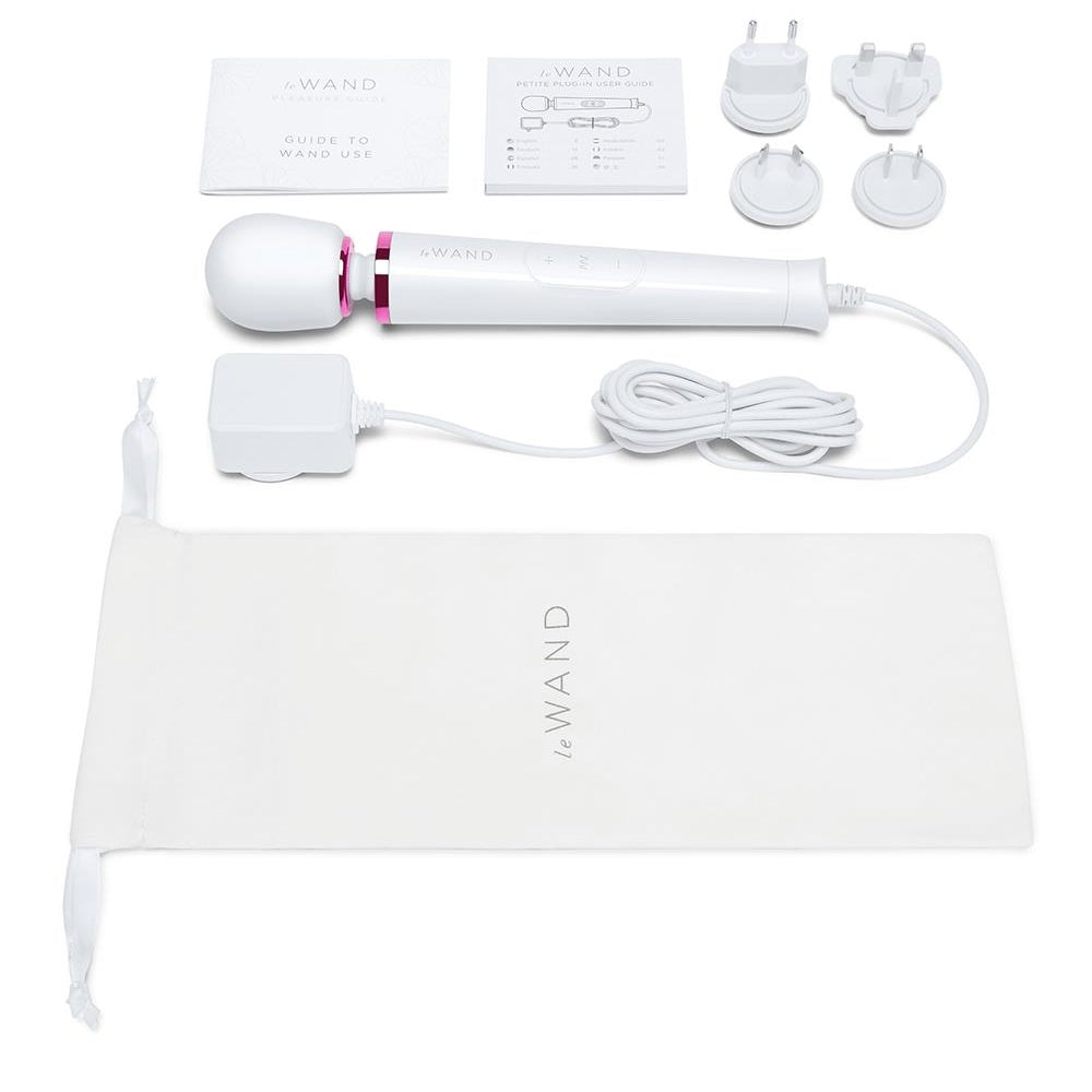 Powerful massager Le Wand Plug In for contact white