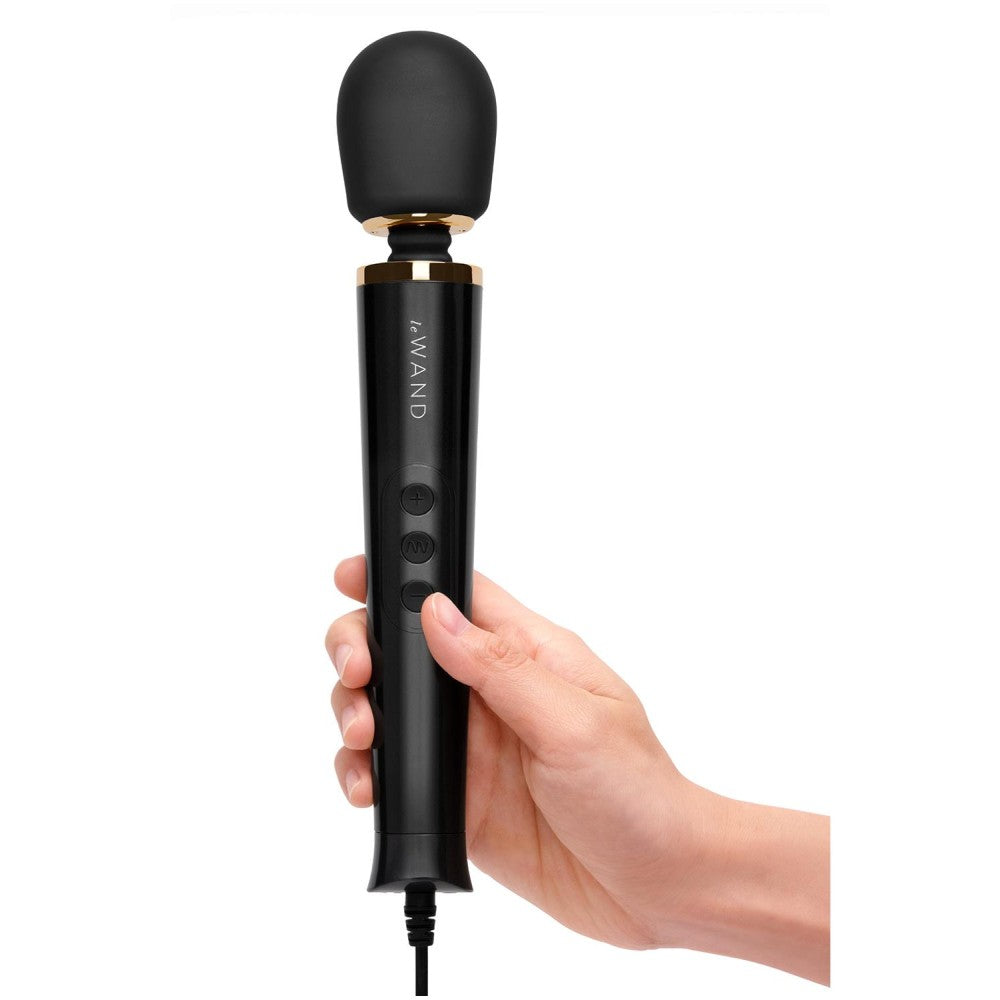 Powerful massager Le Wand Plug-in for contact black