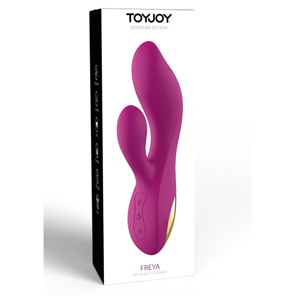 Powerful rabbit vibrator with 2 motors Freya silicone