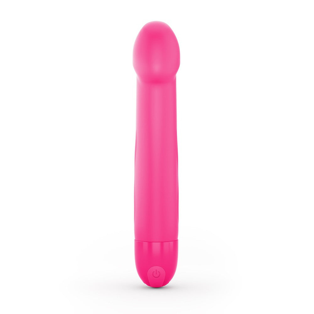 Powerful rechargeable G-spot silicone vibrator Real Vibration M pink