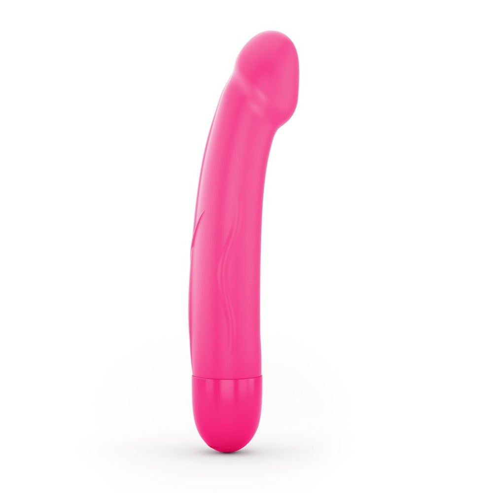 Powerful rechargeable G-spot silicone vibrator Real Vibration M pink