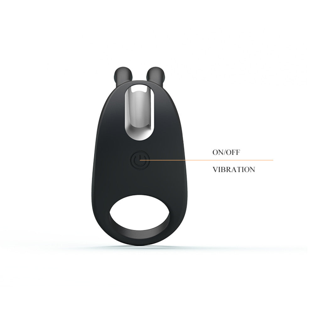 Powerful rechargeable Rabbit cock ring