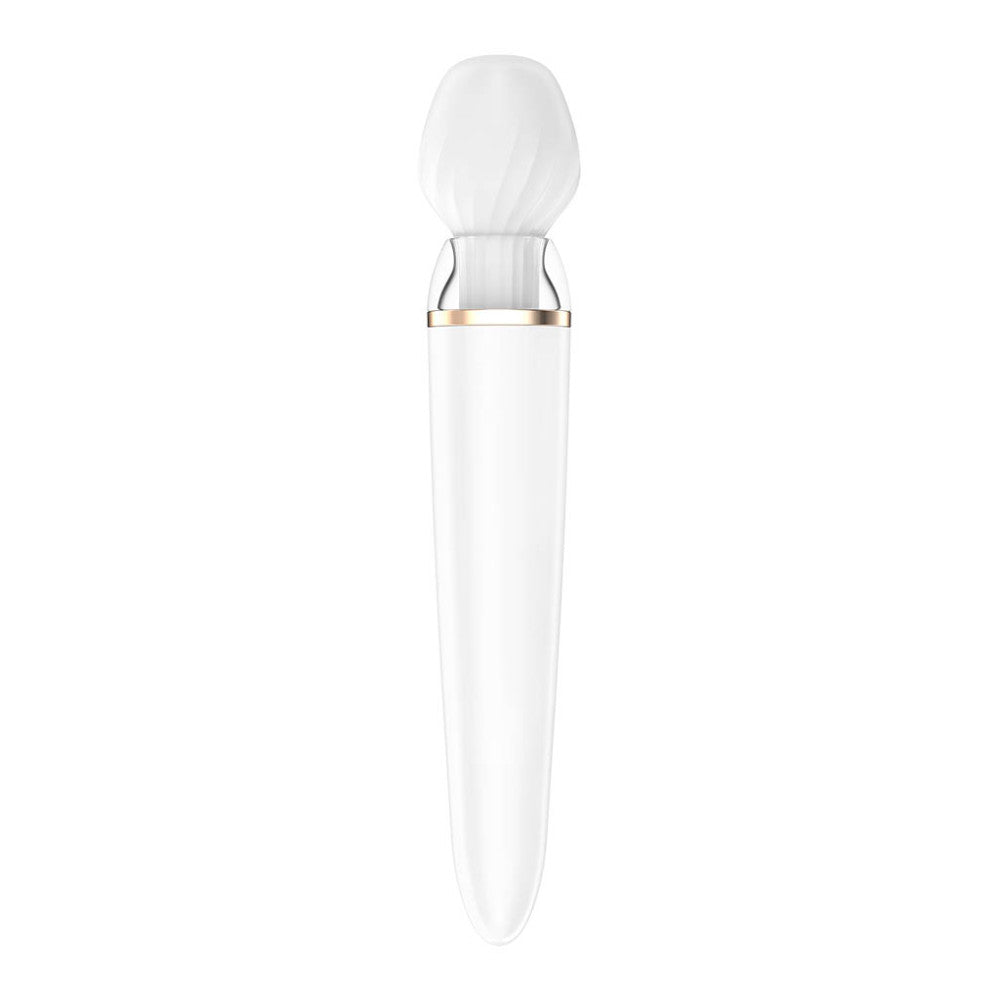 Powerful rechargeable Satisfyer Double Wand-er massager with App and 2 tips