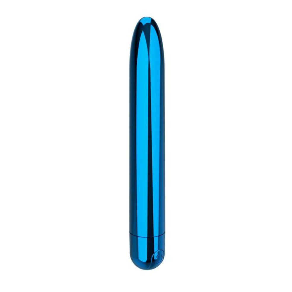 Powerful rechargeable classic Astro pearl blue vibrator