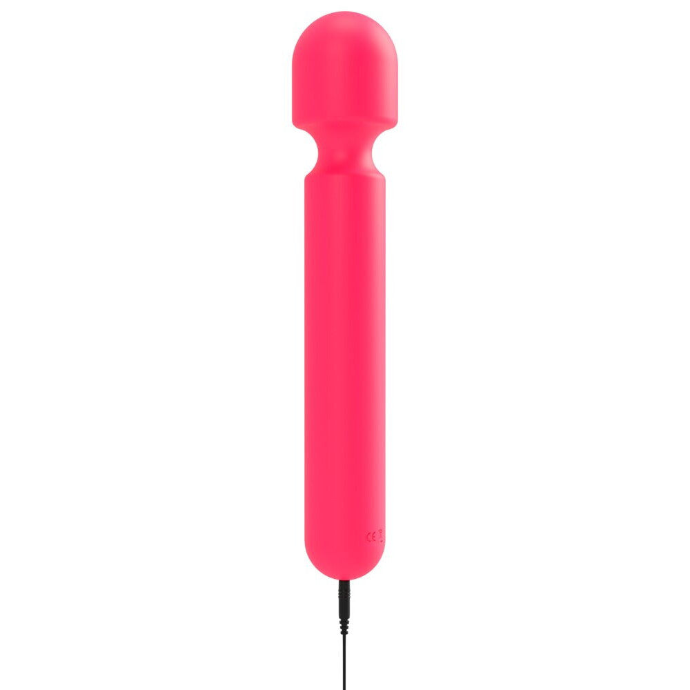 Powerful rechargeable massager with Pink Sunset display