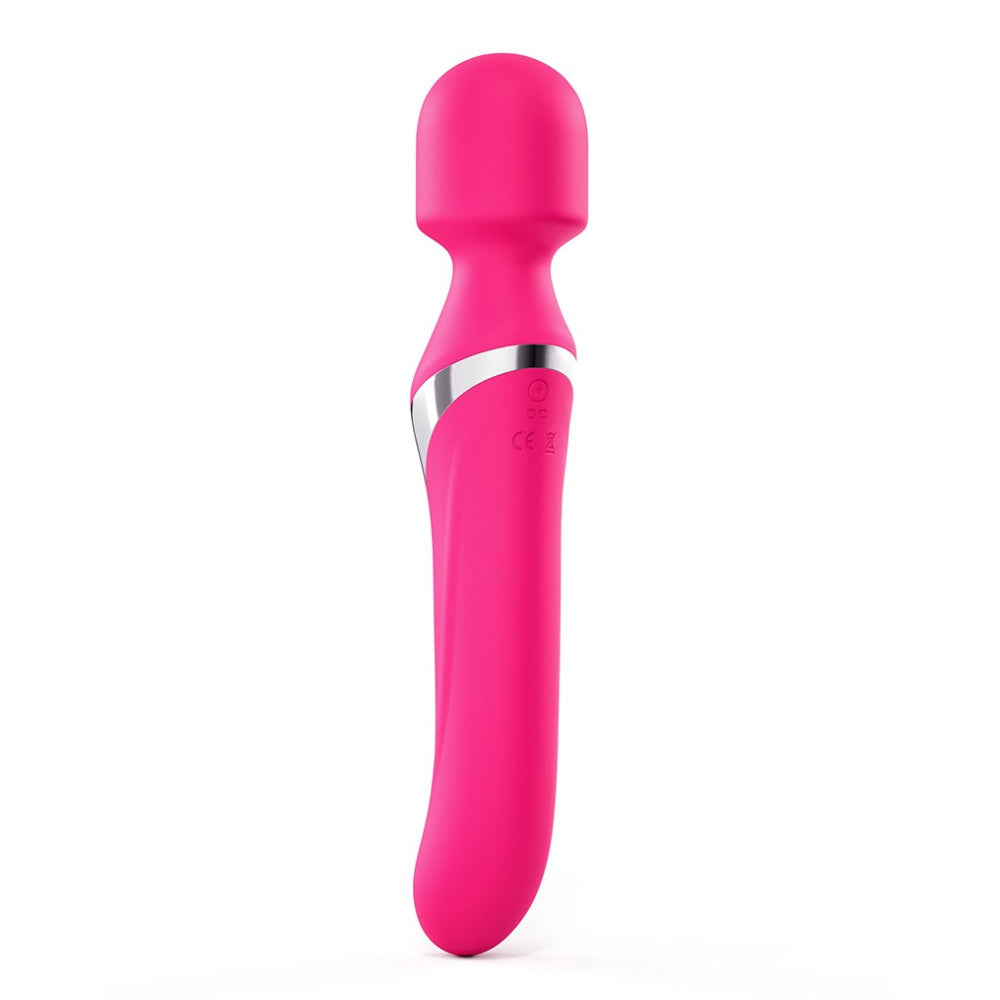 Powerful rechargeable massager with two motors Dorcel Dual Orgasm pink