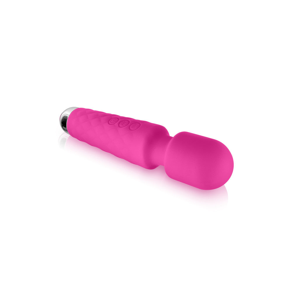 Powerful rechargeable silicone massager Yoba Wandy pink