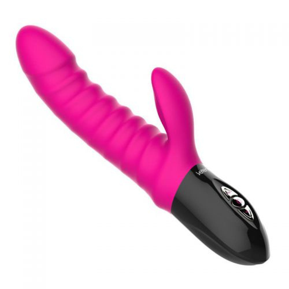 Powerful silicone rabbit vibrator with back and forth movement Anita