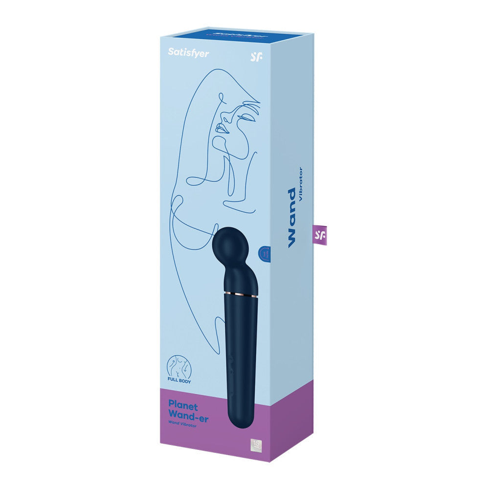 Powerful wand massager Satisfyer Planet Wand-er blue