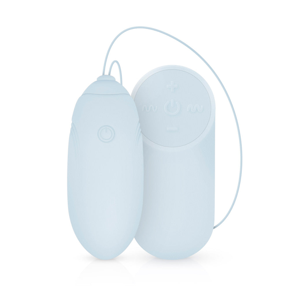 Powerful wireless rechargeable silicone egg Luv Egg blue