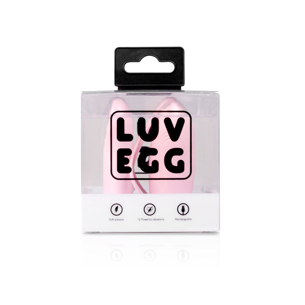 Powerful wireless rechargeable silicone egg Luv Egg pink