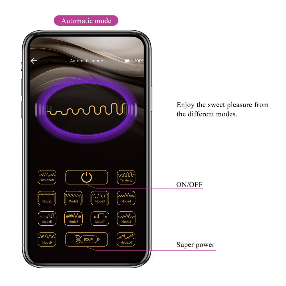 Pretty Love Baird Mobile App Controlled Rechargeable Vibrating Stimulator