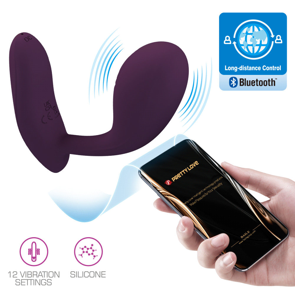 Pretty Love Baird Mobile App Controlled Rechargeable Vibrating Stimulator