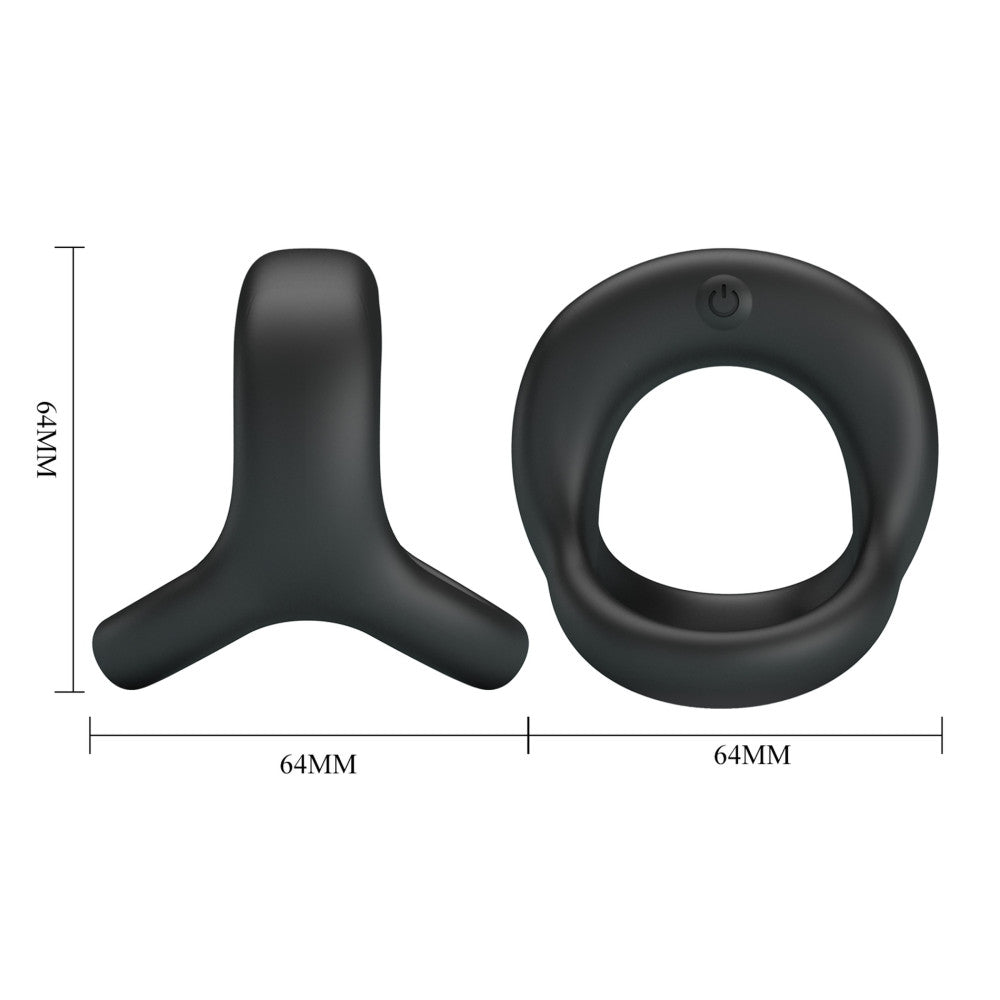 Elliott Rechargeable Silicone Vibrating Cock Ring