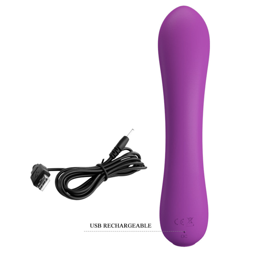 Pretty Love Elsa Rechargeable Soft Silicone G-spot Vibrator