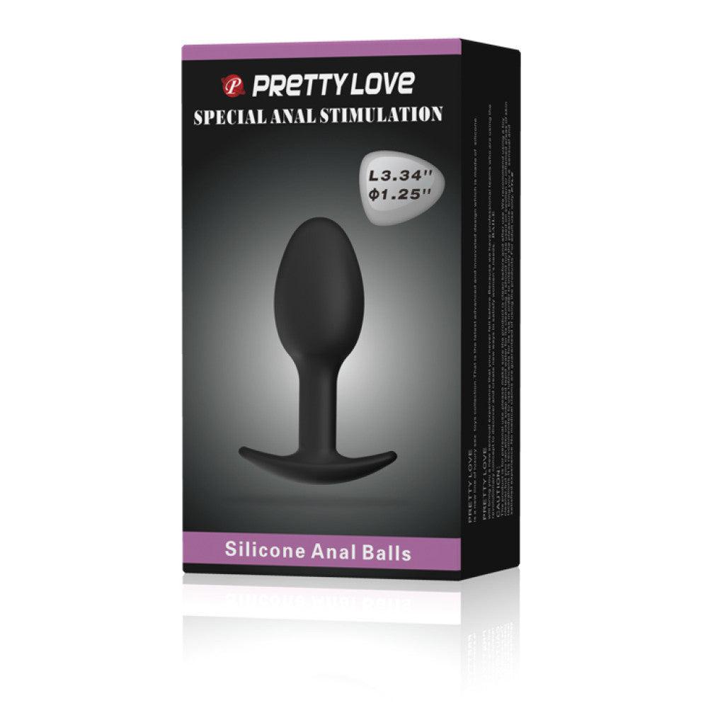 Pretty Love Extra Weight Small Silicone Butt Plug