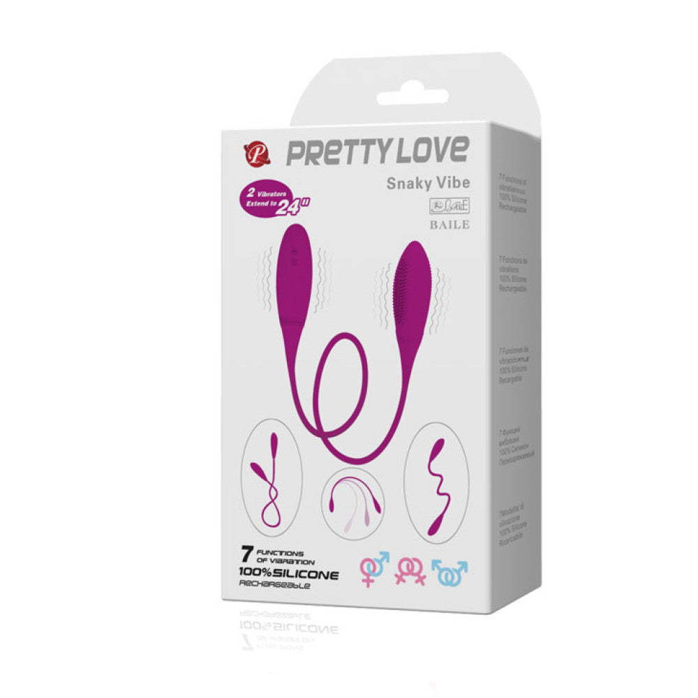 Pretty Love Snaky Vibe Vibrator Pink