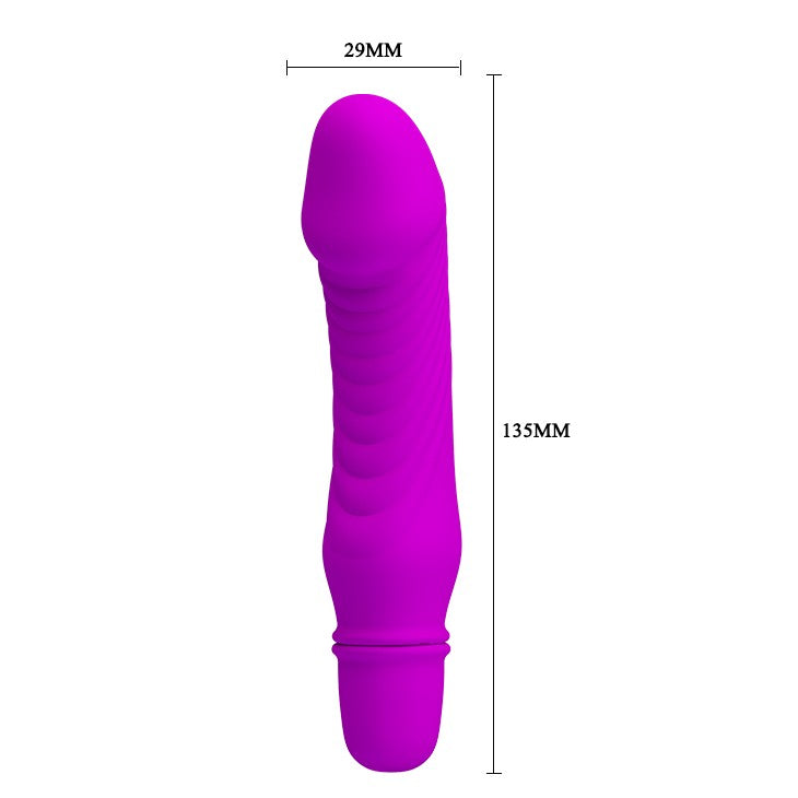 Pretty Love Stev Small Silicone Vibrator Purple