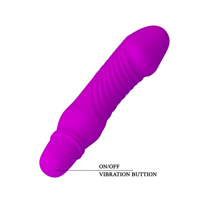 Pretty Love Stev Small Silicone Vibrator Purple