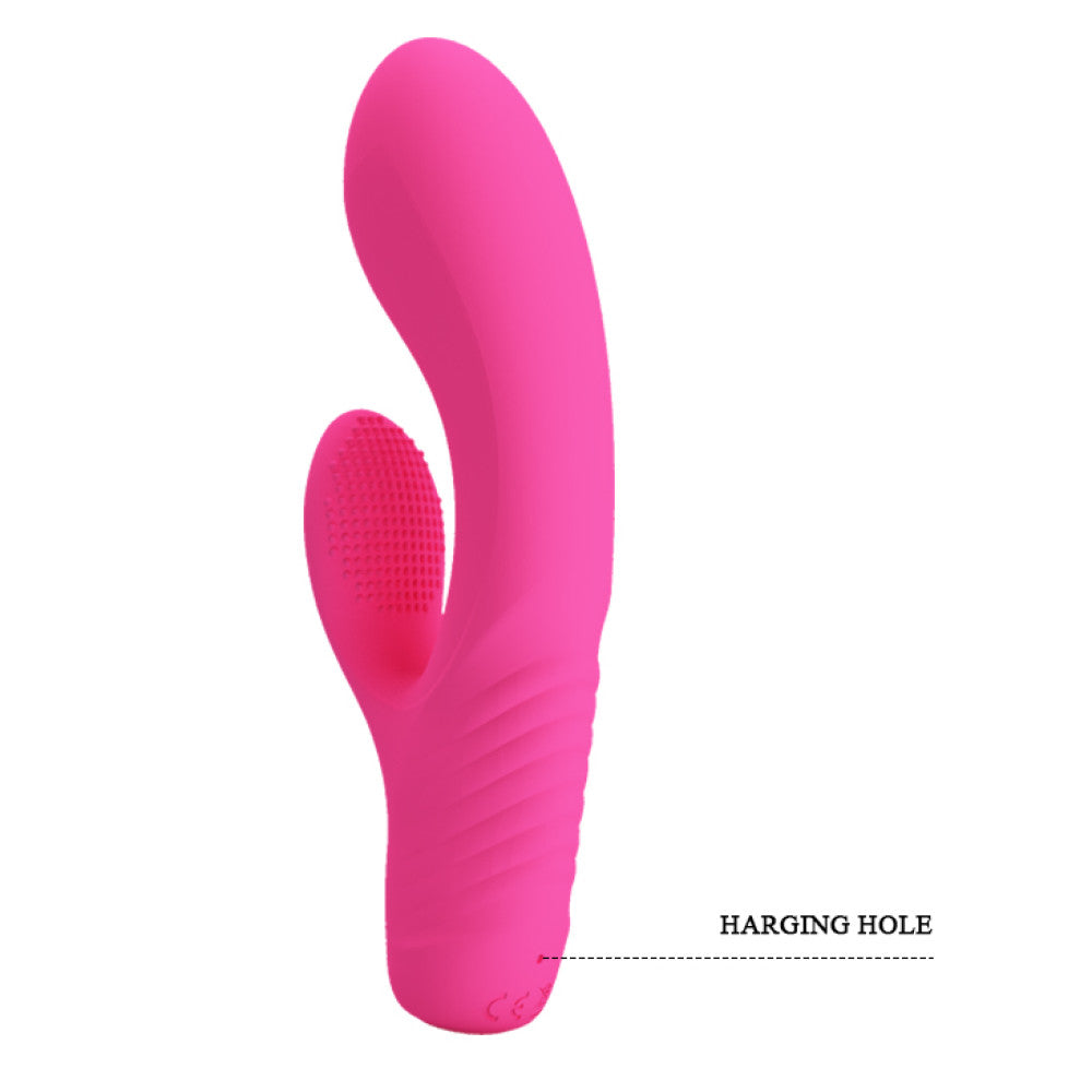 Pretty Love Tim Flexible Rechargeable Rabbit Vibrator Silicone