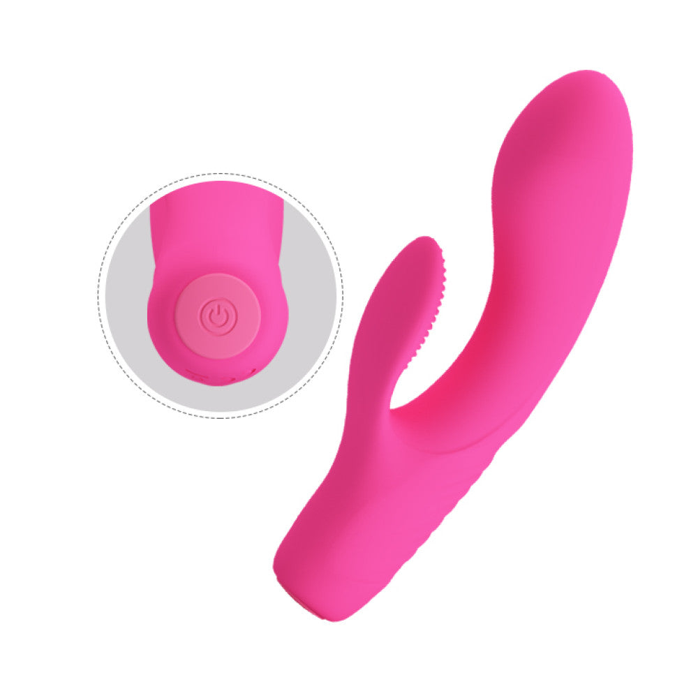 Pretty Love Tim Flexible Rechargeable Rabbit Vibrator Silicone