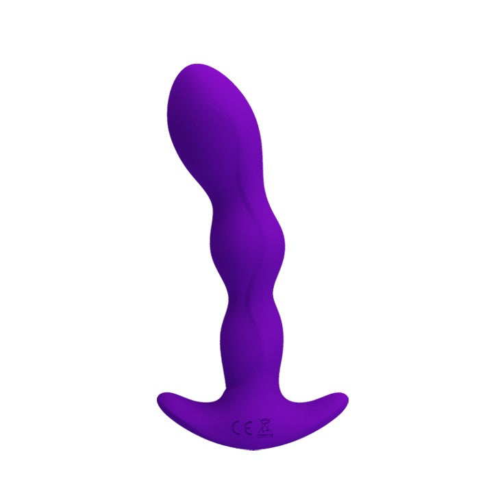 Pretty Love Yale Rechargeable Vibrating Silicone Anal Stimulator Purple